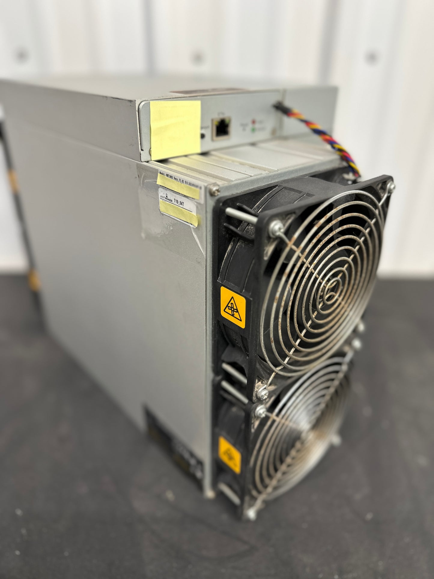 In-Stock Pre-Owned Hosted Miner | Antminer T19 84TH/s 3150W | Start Mining within 48 Hours | $241.45 Monthly Hosting Charge